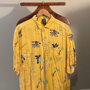 Warner Bros. Tasmanian devil Hawaiian shirt.